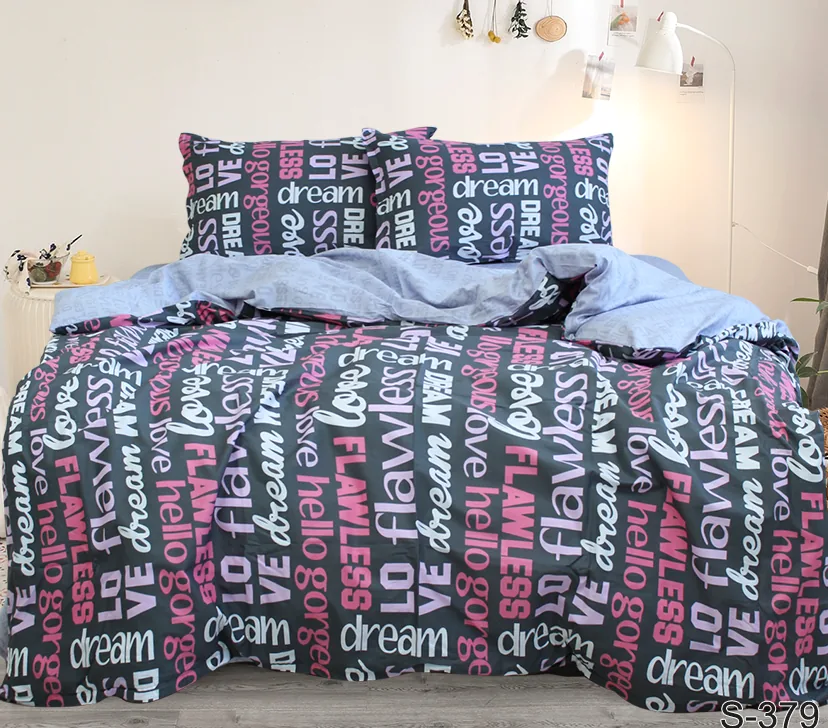 Комплект постільної білизни з компаньйоном S379