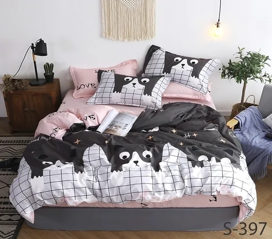 Комплект постільної білизни з компаньйоном S397