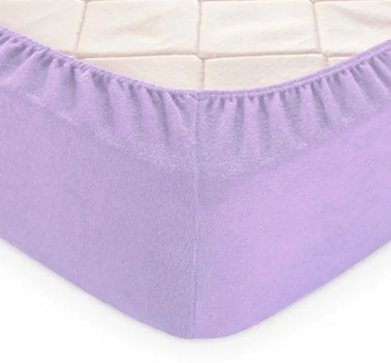 Простирадло махрове на резинці (180х200х30) Lilac Breeze