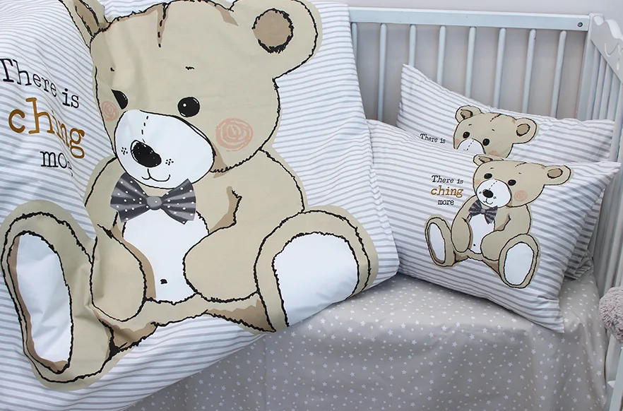 Дитячий комплект Teddy grey