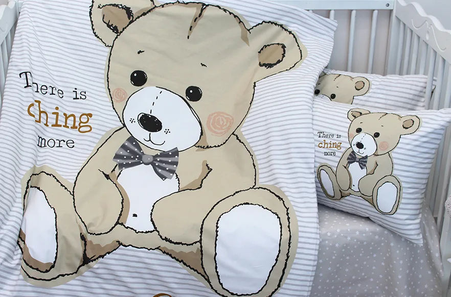 Дитячий комплект Teddy grey