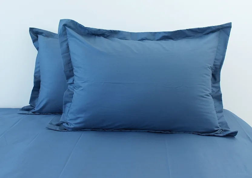 Наволочка сатин Туреччина Blue Grey